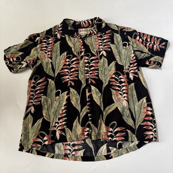 Vintage Hilo Hattie’s The Hawaiian Original Shirt XL Aloha Floral Camp Collar - Picture 1 of 8